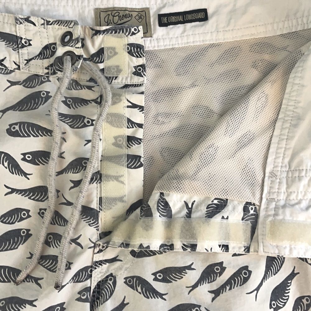 J. Crew The Original Longboard Swim Trunks, 40628 - Picture 11 of 11
